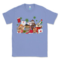 Colony Blue nurse coffee cups Classic Tee - MaliasSmallBusiness