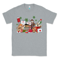 Heather Grey nurse coffee cups Classic Tee - MaliasSmallBusiness