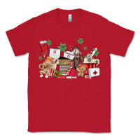 Red nurse coffee cups Classic Tee - MaliasSmallBusiness