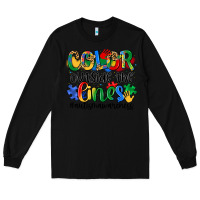 Black color outside the lines Long Sleeve Tee - Artiststas