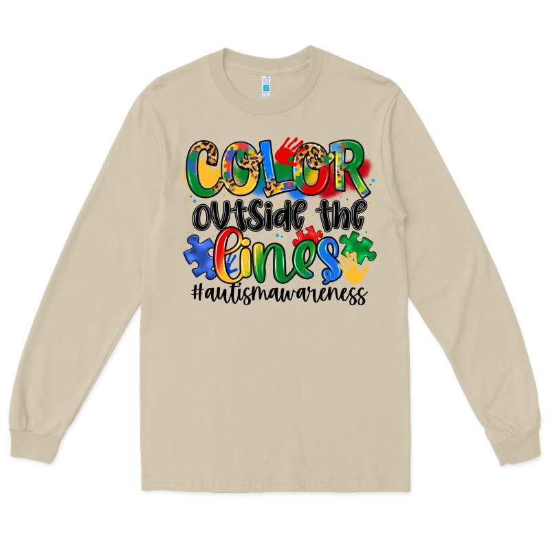 Color Outside The Lines Long Sleeve Tee by Artiststas | Teevron