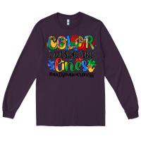 Plum color outside the lines Long Sleeve Tee - Artiststas