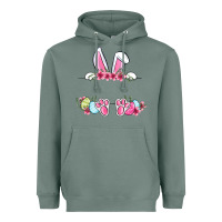 Sage Easter bunny name frame Heavyweight Hoodie - OliviaCreatesArt