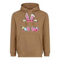 Toasted Coconut Easter bunny name frame Heavyweight Hoodie - OliviaCreatesArt
