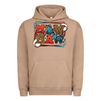 Pigment Burro Baseball mawmaw leopard frame Urban Hoodie - LillyAllenDesigns