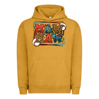 Pigment Peanut Butter Baseball mawmaw leopard frame Urban Hoodie - LillyAllenDesigns