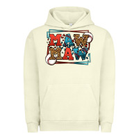 Pigment Pistachio Baseball mawmaw leopard frame Urban Hoodie - LillyAllenDesigns