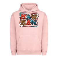 Pigment Salmon Baseball mawmaw leopard frame Urban Hoodie - LillyAllenDesigns
