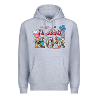 Heather Grey Nurse mom Mother's Day Premium Hoodie - HowdyJamesFarm