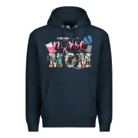Navy Nurse mom Mother's Day Premium Hoodie - HowdyJamesFarm