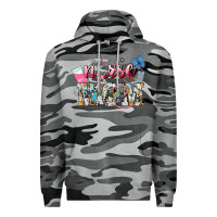 Slate Camo Nurse mom Mother's Day Premium Hoodie - HowdyJamesFarm