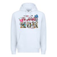 White Nurse mom Mother's Day Premium Hoodie - HowdyJamesFarm