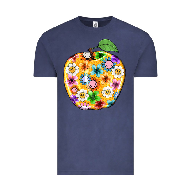 Colorful Flora Apple Teacher Vintage Tee by NancyCooperArtShop | Teevron
