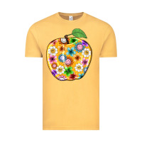 Vintage Mustard colorful flora apple teacher Vintage Tee - NancyCooperArtShop