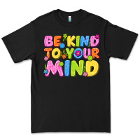 Black be kind to your mind Premium Tee - NancyCooperArtShop