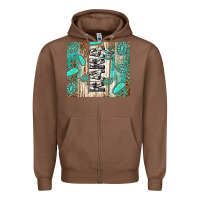 Chestnut nana life glitter leopard Zipper Hoodie - TumblerDesignByShophia