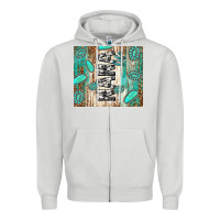 Dove Grey nana life glitter leopard Zipper Hoodie - TumblerDesignByShophia