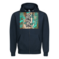 Navy nana life glitter leopard Zipper Hoodie - TumblerDesignByShophia