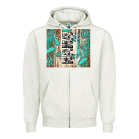 Oatmeal Heather nana life glitter leopard Zipper Hoodie - TumblerDesignByShophia