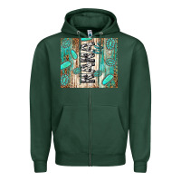 Sports Green nana life glitter leopard Zipper Hoodie - TumblerDesignByShophia
