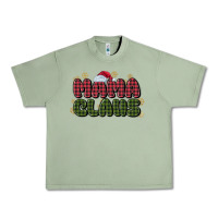 Oil Green mama claus Urban Heavy Tee - MaliasSmallBusiness