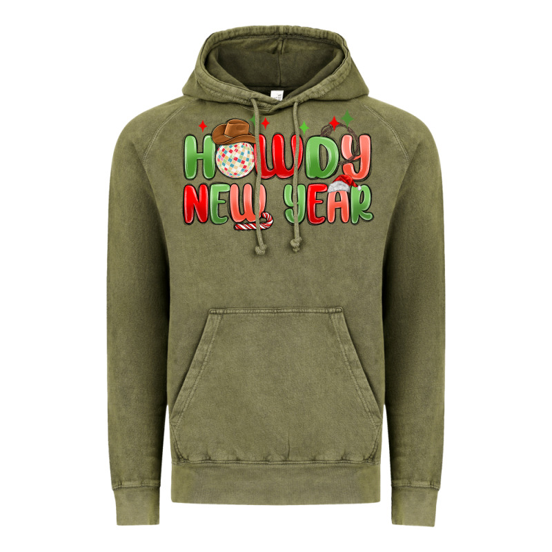 Howdy New Year Vintage Hoodie by MaliasSmallBusiness | Teevron