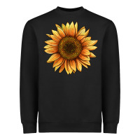 Black sunflower Heavyweight Sweatshirt - BarkalooDesign