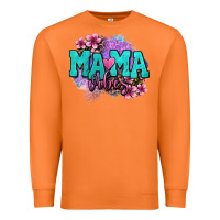 Carrot mama vibes floral Premium Sweatshirt - OliviaCreatesArt