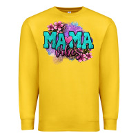 Lemon mama vibes floral Premium Sweatshirt - OliviaCreatesArt
