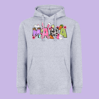 Easter Mama Heavyweight Hoodie Designed By Oliviacreatesart