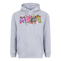 Heather Grey Easter mama Heavyweight Hoodie - OliviaCreatesArt