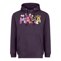 Plum Easter mama Heavyweight Hoodie - OliviaCreatesArt
