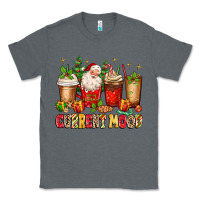 Charcoal Heather Christmas Santa coffee cups current mood Classic Tee - MaliasSmallBusiness