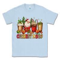 Dusty Blue Christmas Santa coffee cups current mood Classic Tee - MaliasSmallBusiness