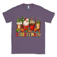 Lavender Christmas Santa coffee cups current mood Classic Tee - MaliasSmallBusiness