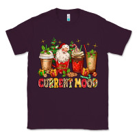 Plum Christmas Santa coffee cups current mood Classic Tee - MaliasSmallBusiness