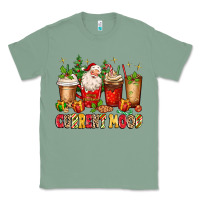 Sage Christmas Santa coffee cups current mood Classic Tee - MaliasSmallBusiness