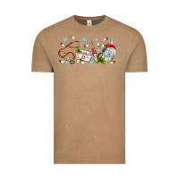 Vintage Coffee christmas nurse Vintage Tee - MaliasSmallBusiness