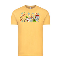 Vintage Mustard christmas nurse Vintage Tee - MaliasSmallBusiness
