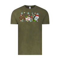 Vintage Olive christmas nurse Vintage Tee - MaliasSmallBusiness