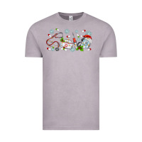 Vintage Zinc christmas nurse Vintage Tee - MaliasSmallBusiness