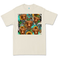 Bone long haired shaggy cow western Premium Tee - Jasminsmagicworld