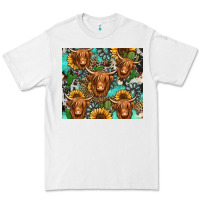 White long haired shaggy cow western Premium Tee - Jasminsmagicworld