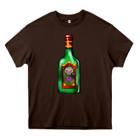 Chocolate Brown tequila bottle Heavy Core Tee - AdoDesignShop
