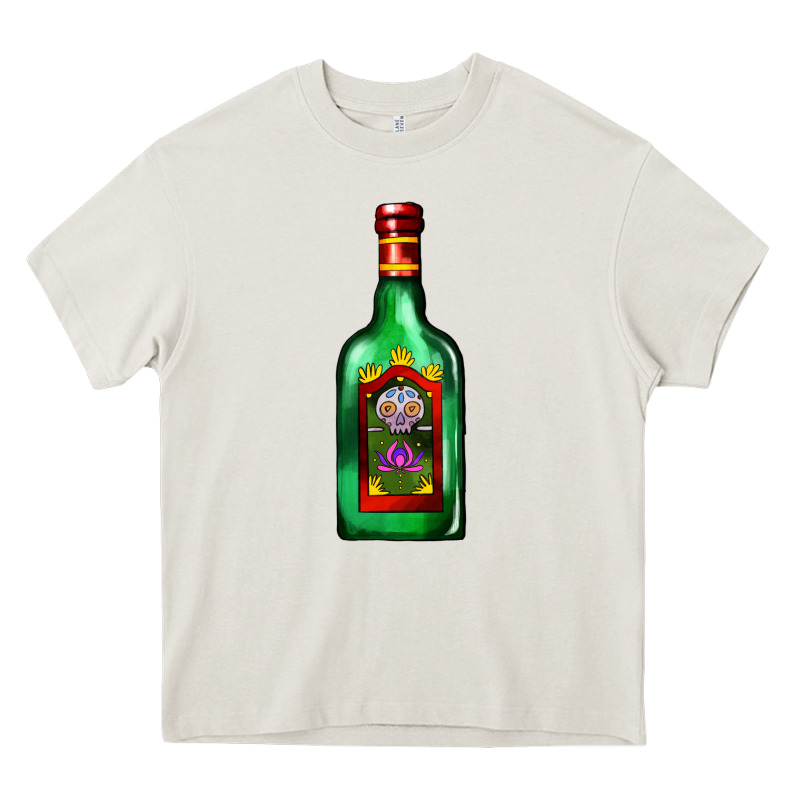 Tequila Bottle Heavy Core Tee by AdoDesignShop | Teevron