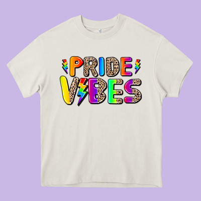 Prıde Vıbes Heavy Core Tee Designed By Adodesignshop