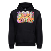 Black Happy Easter Urban Hoodie - LillyAllenDesigns