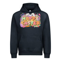 Navy Happy Easter Urban Hoodie - LillyAllenDesigns