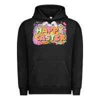 Pigment Black Happy Easter Urban Hoodie - LillyAllenDesigns