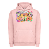 Pigment Salmon Happy Easter Urban Hoodie - LillyAllenDesigns